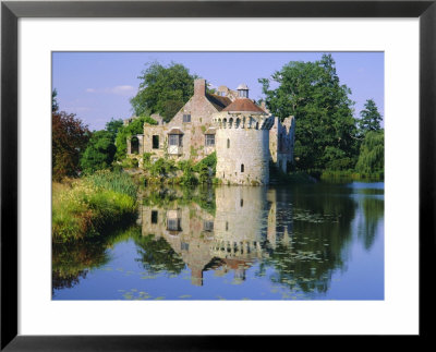 Scotney Castle Refelcted In Lake, Kent, England by Ruth Tomlinson Pricing Limited Edition Print image