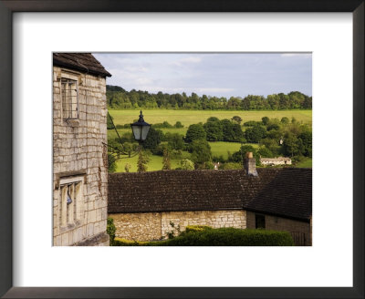 Typical Cotswold Houses And Countryside, Painswick, Gloucestershire, England by Glenn Beanland Pricing Limited Edition Print image