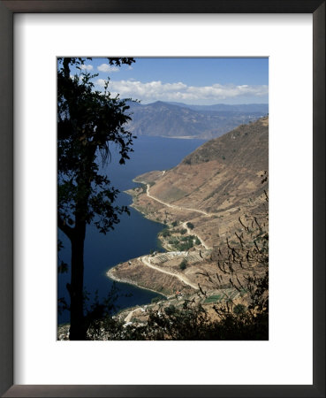 Lake Atitlan, 320M Deep And Ringed By Three Volcanoes, Guatemala, Central America by Christopher Rennie Pricing Limited Edition Print image