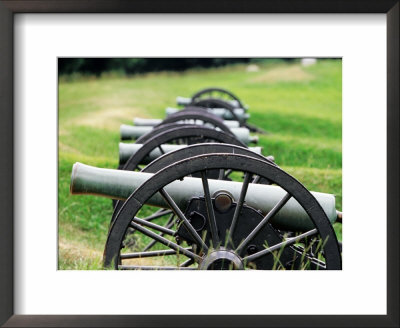 Cannons At Vicksburg National Military Park, Vicksburg, U.S.A. by Oliver Strewe Pricing Limited Edition Print image