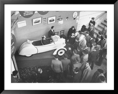 The Smallest Car At The Paris Auto Show, The Reyonnah by Gordon Parks Pricing Limited Edition Print image