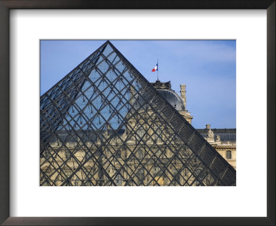 The Louvre As Seen Through The Glass Pyramid Of Its Entrance by Cotton Coulson Pricing Limited Edition Print image