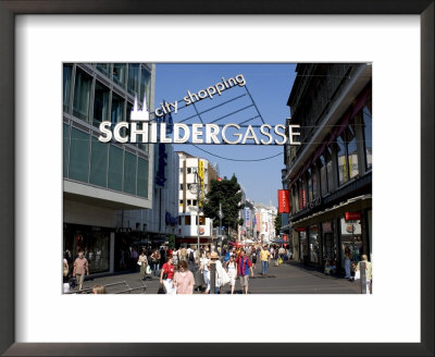 People Walking In Schildergasse, Cologne, Germany by Yadid Levy Pricing Limited Edition Print image