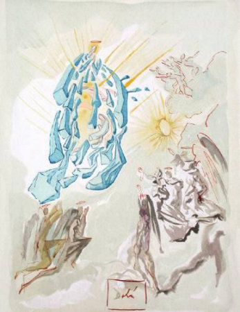 Dc Paradis 26 - Dante Recouvre La Vue by Salvador Dali Pricing Limited Edition Print image