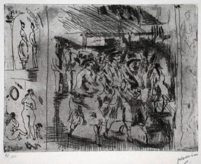 093 - Les Americaines by Jules Pascin Pricing Limited Edition Print image