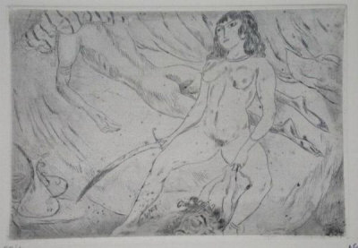 111 - Judith Et Holopherne by Jules Pascin Pricing Limited Edition Print image