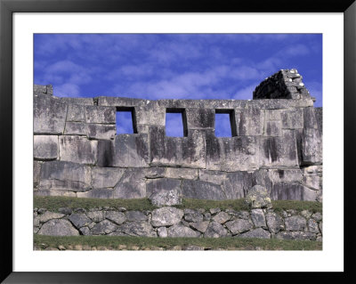Three Windows Temple Of Machu Picchu, Peru by Claudia Adams Pricing Limited Edition Print image