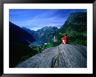 Lookout At Flydalsjuvet, Geiranger, Norway by Anders Blomqvist Pricing Limited Edition Print image