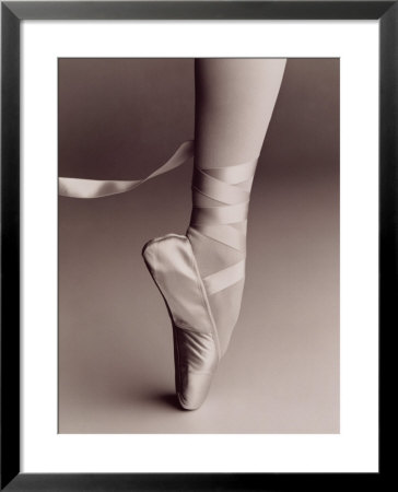 Black And White Image Of Ballerina On Point by Howard Sokol Pricing Limited Edition Print image