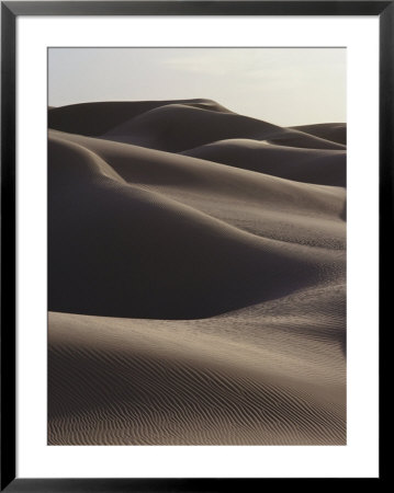 Several Sand Dunes Appear To Rise Like Giant Waves by George F. Mobley Pricing Limited Edition Print image