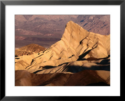 Zabriskie Point, Manly Beacon At Sunrise, Death Valley National Park, California by John Elk Iii Pricing Limited Edition Print image