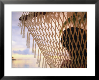 Woman On Hammock, Ari Atoll, Maldives by Angelo Cavalli Pricing Limited Edition Print image