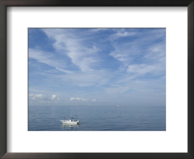 Fishing Boat On A Calm Sea, Groton, Connecticut by Todd Gipstein Pricing Limited Edition Print image