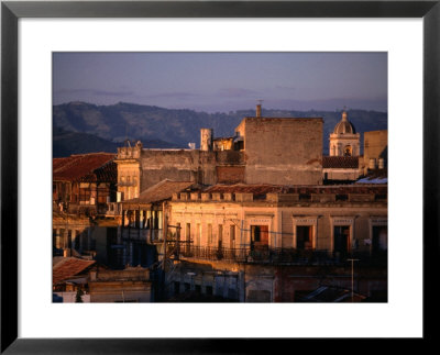 Buildings In City, Santiago De Cuba, Cuba by Rick Gerharter Pricing Limited Edition Print image