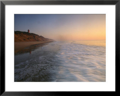 Nauset Light On The Shoreline Of Nauset Beach by Michael Melford Pricing Limited Edition Print image