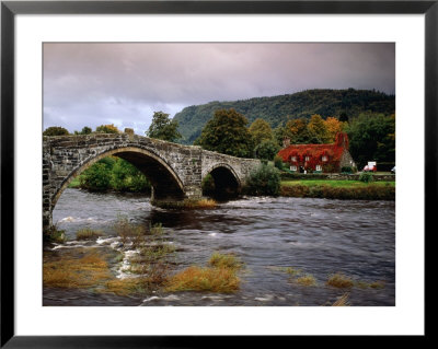 Ancient Stone Bridge In Llanwrst, Conwy by Greg Gawlowski Pricing Limited Edition Print image