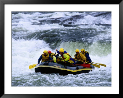 Rafting The Otra River, Just North Of Evje, Setesdalen, Aust-Agder, Norway by Anders Blomqvist Pricing Limited Edition Print image