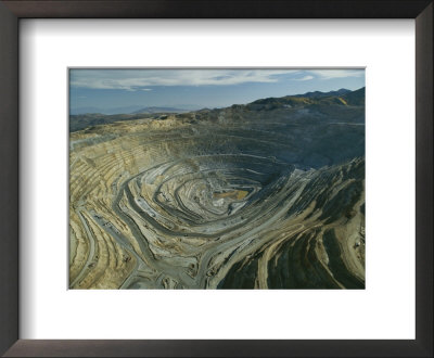 The Kennecott Copper Mine, The Largest Manmade Hole On Earth, Utah by James P. Blair Pricing Limited Edition Print image