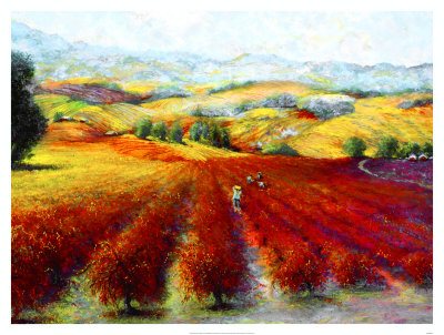 The Vinyard I by Helene Minelli Pricing Limited Edition Print image