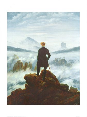 The Wanderer Above The Sea Of Fog, C.1818 by Caspar David Friedrich Pricing Limited Edition Print image