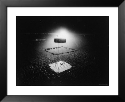 Heavyweight Joe Louis On Canvas After Being Knocked Down By Jersey Joe Walcott by Gjon Mili Pricing Limited Edition Print image