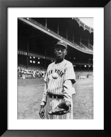 New York Yankees Baseball Player Satchel Paige, Casually Tossing The Ball In Air by George Strock Pricing Limited Edition Print image