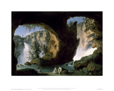 Italian Landscape With Bathers by Jacob-Philippe Hackert Pricing Limited Edition Print image