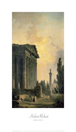 Temple Ruins by Hubert Robert Pricing Limited Edition Print image