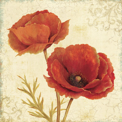 Poppy Bouquet I by Daphne Brissonnet Pricing Limited Edition Print image