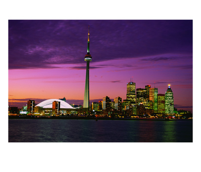 Toronto Skyline At Night, Canada by Jim Schwabel Pricing Limited Edition Print image