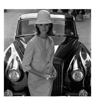 Model And Car, 1960S by John French Pricing Limited Edition Print image