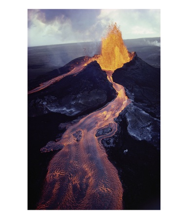 Kilauea Volcano Erupting by Jim Sugar Pricing Limited Edition Print image