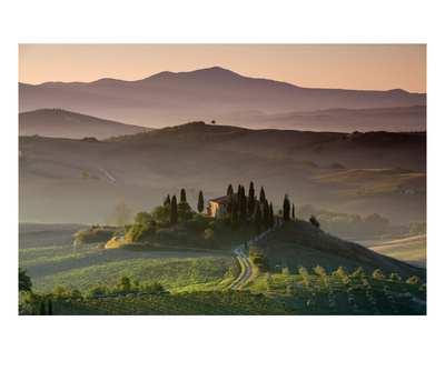Farmhouse, Val D' Orcia, Tuscany, Italy by Doug Pearson Pricing Limited Edition Print image
