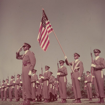 Negro Color Guard by Walter Sanders Pricing Limited Edition Print image