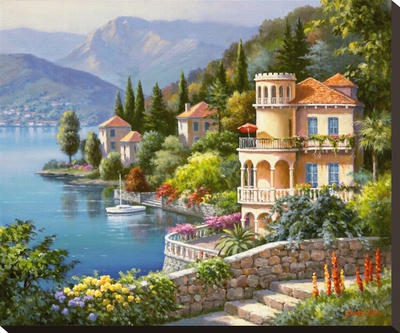 Lakeside Villa by Sung Kim Pricing Limited Edition Print image