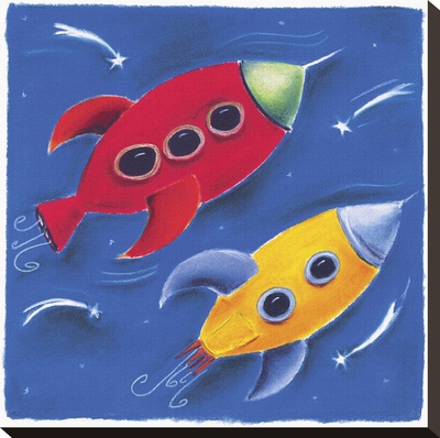 Two Rockets Blast Off by Dona Turner Pricing Limited Edition Print image