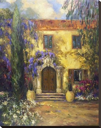 Villa Entry by Allayn Stevens Pricing Limited Edition Print image