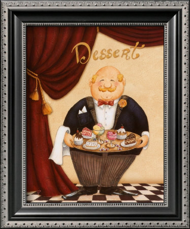 The Waiter, Dessert by Daphne Brissonnet Pricing Limited Edition Print image