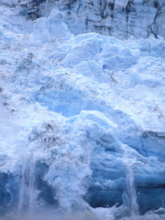 Child's Glacier Calves Into The Copper River, Prince William Sound, Alaska, Usa by Paul Souders Pricing Limited Edition Print image