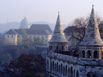 The Fisherman's Bastion And Gellert Hill, Budapest, Hungary by David Greedy Pricing Limited Edition Print image