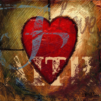 Inspirational Hearts I by Dave Easter Pricing Limited Edition Print image