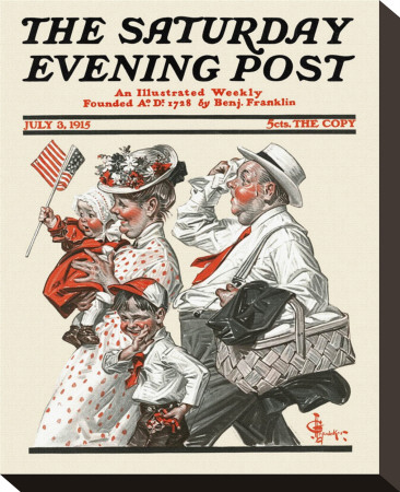 Fourth Of July Picnic, C.1915 by Joseph Christian Leyendecker Pricing Limited Edition Print image