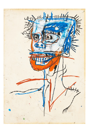 Untitled (Head Of Madman), 1982 by Jean-Michel Basquiat Pricing Limited Edition Print image