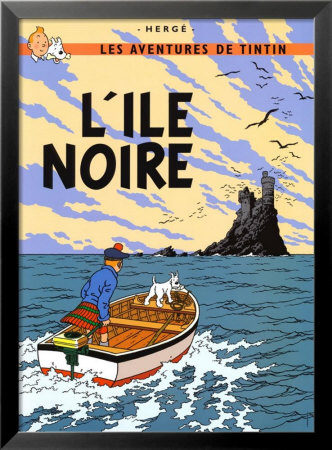 L'ile Noire, C.1938 by Hergé (Georges Rémi) Pricing Limited Edition Print image