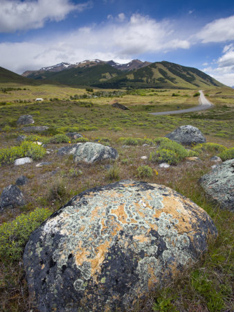 Countryside Near El Calafate, Patagonia, Argentina, South America, December 2007 by Adam Burton Pricing Limited Edition Print image