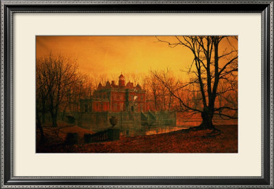 The Haunted House by John Atkinson Grimshaw Pricing Limited Edition Print image