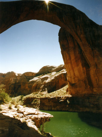 Rainbow Bridge, Lake Powell, Page, Arizona by Images Monsoon Pricing Limited Edition Print image