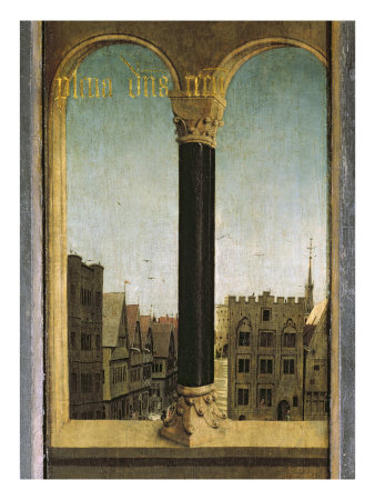 The Ghent Altarpiece, Detail From The Exterior Of The Left Shutter, 1432 by Hubert Eyck Pricing Limited Edition Print image