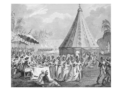 Public Procession Of The King's Women, Plate Iv From 'The History Of Dahomey' By Archibald Dalzel, by Robert Norris Pricing Limited Edition Print image