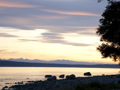 Sunset Over The Georgia Strait by Taylor S. Kennedy Pricing Limited Edition Print image